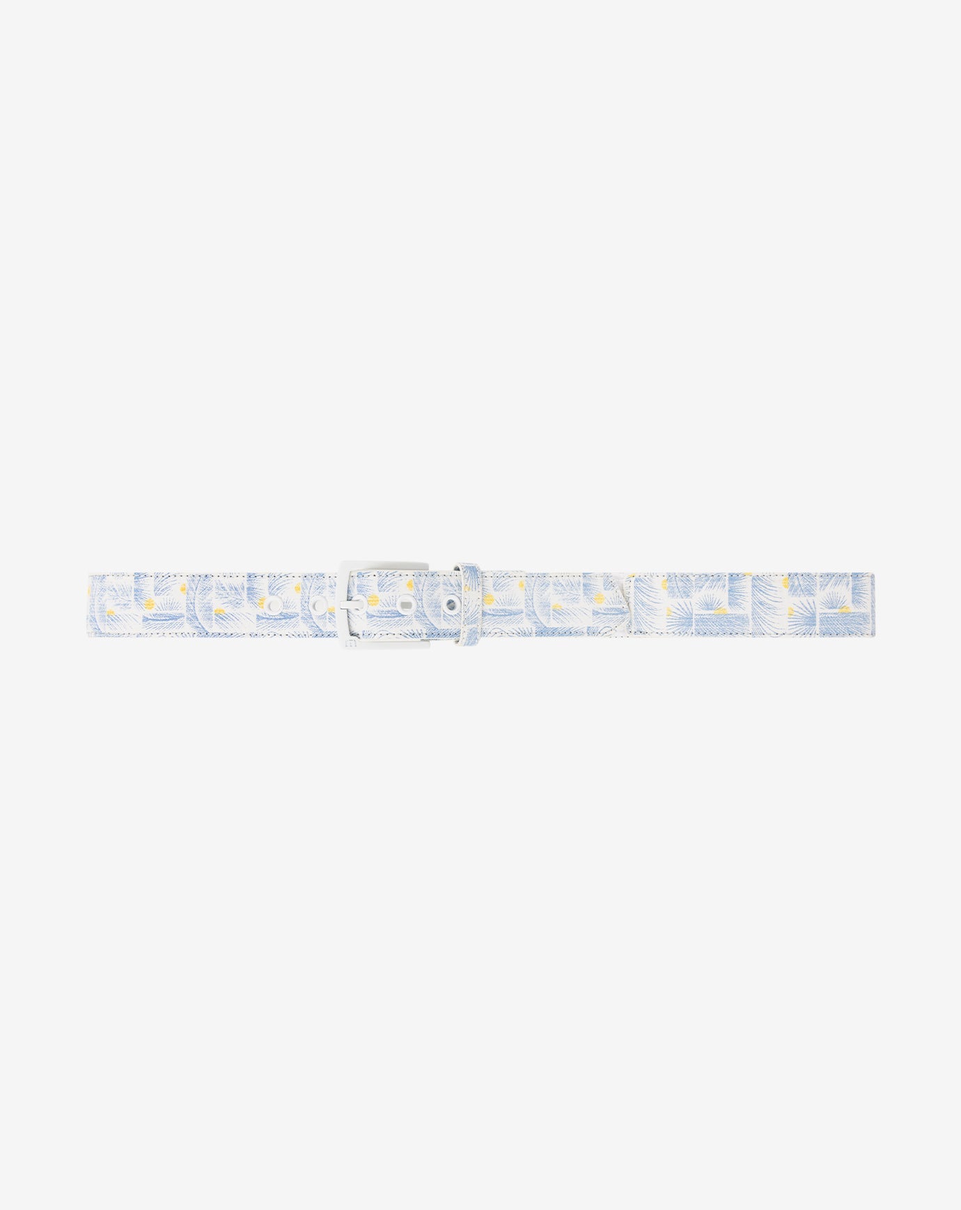 TravisMathew Coconut Mojito Canvas Stretch Belt - White