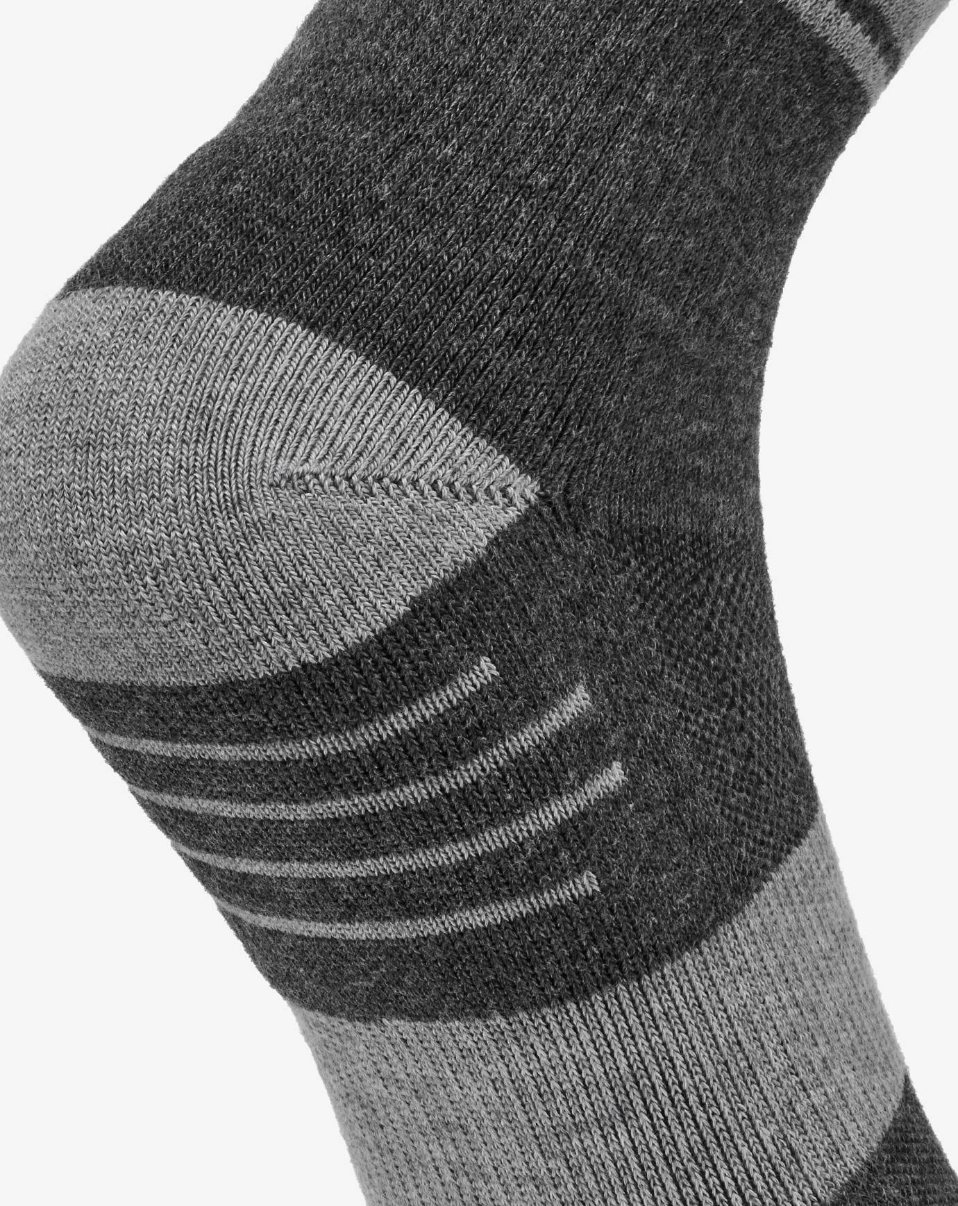 TravisMathew Baja 2.0 Crew Sock - Heather Grey Pinstripe