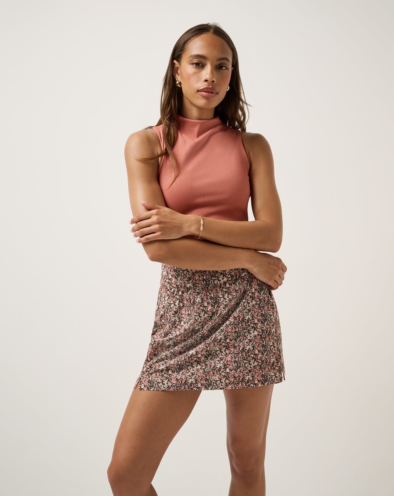 TravisMathew Limitless Moveknit Sleeveless Top - Brick Dust