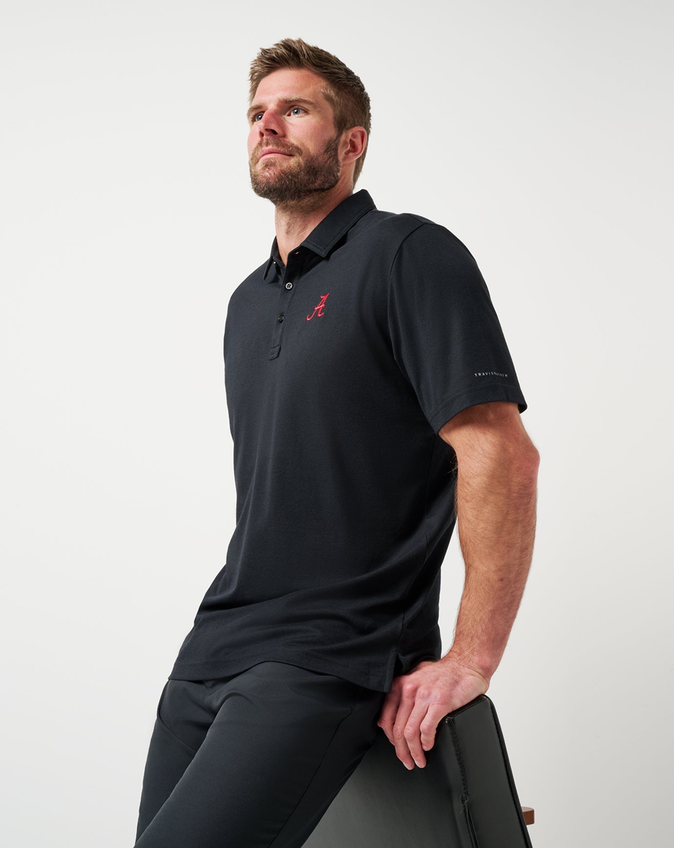 TravisMathew Alabama School Pride Polo - Black