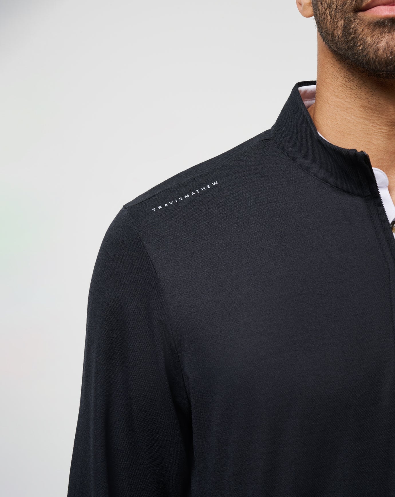 TravisMathew Texas A&M Time To Tailgate Quarter Zip - Black