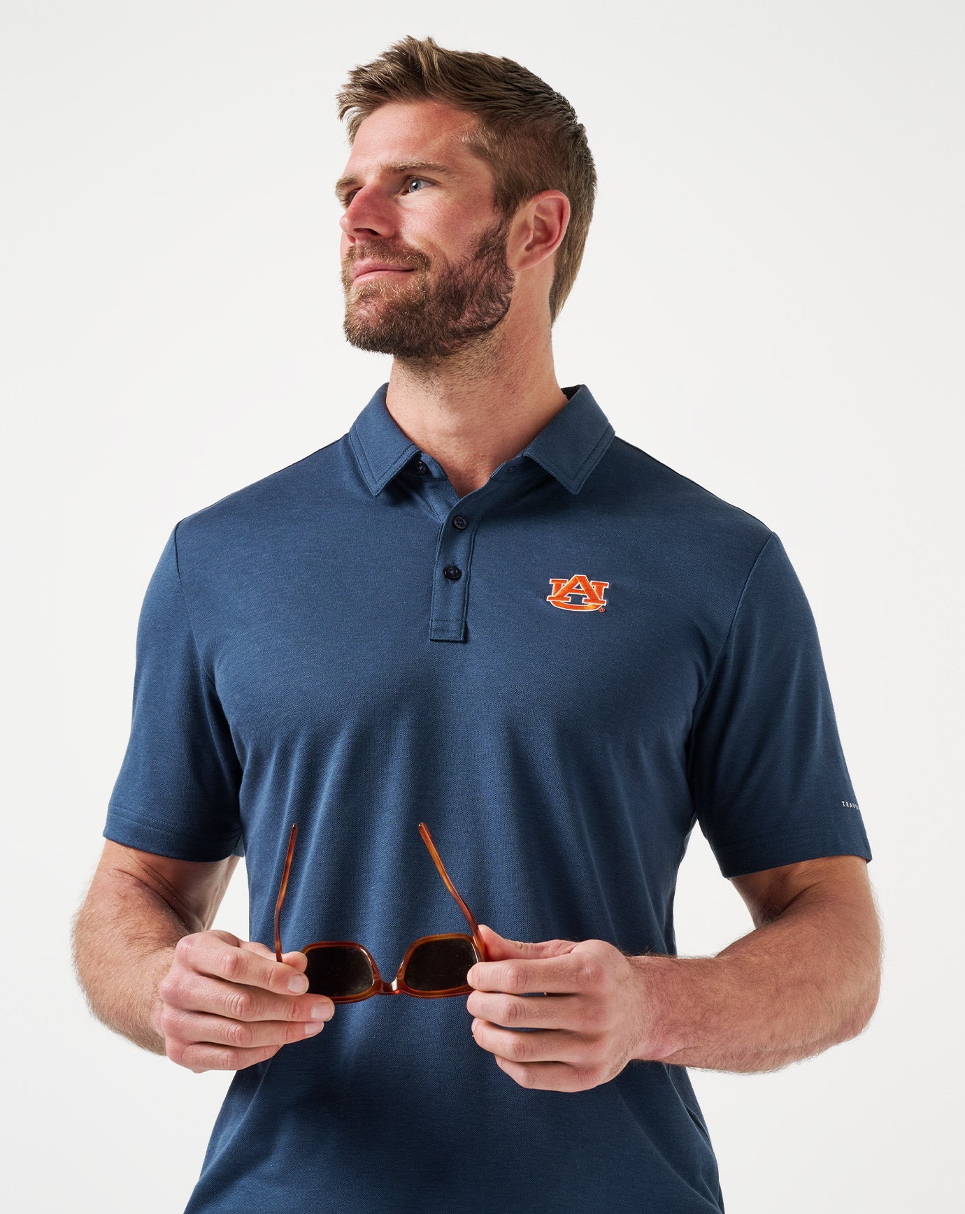 TravisMathew Auburn School Pride Polo - Navy