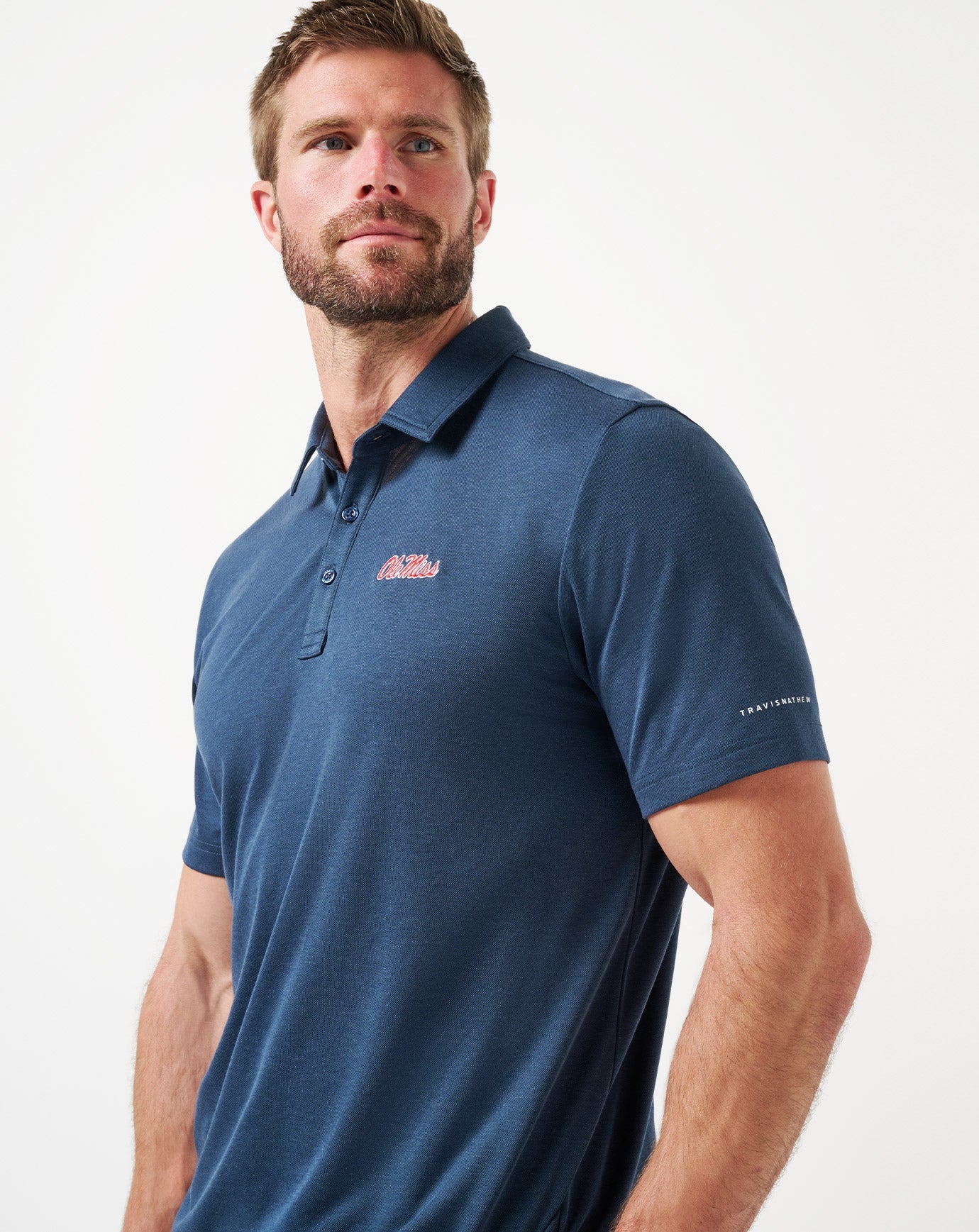 TravisMathew Mississippi School Pride Polo - Navy