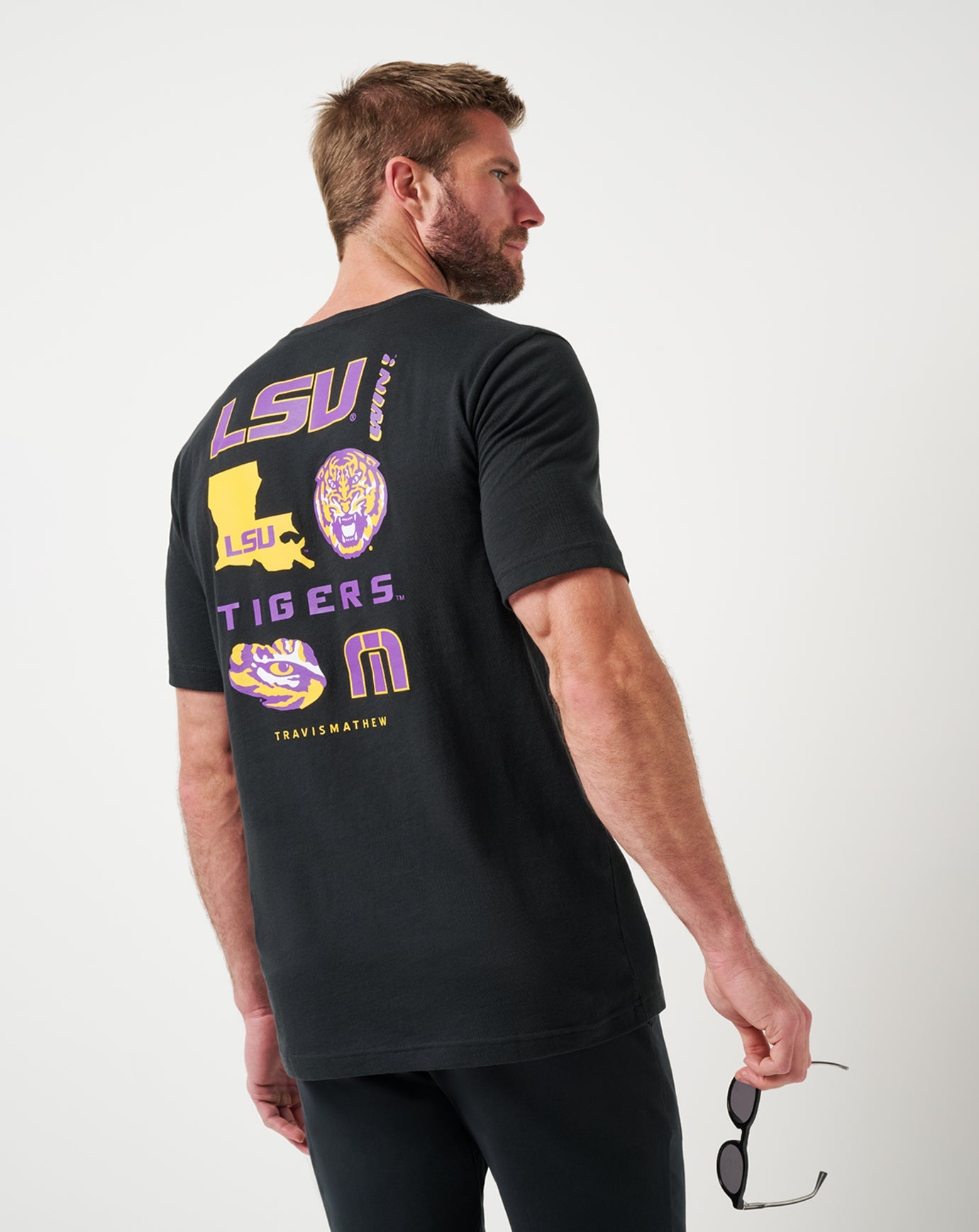 TravisMathew LSU Friendly Rivalry Tee - Black