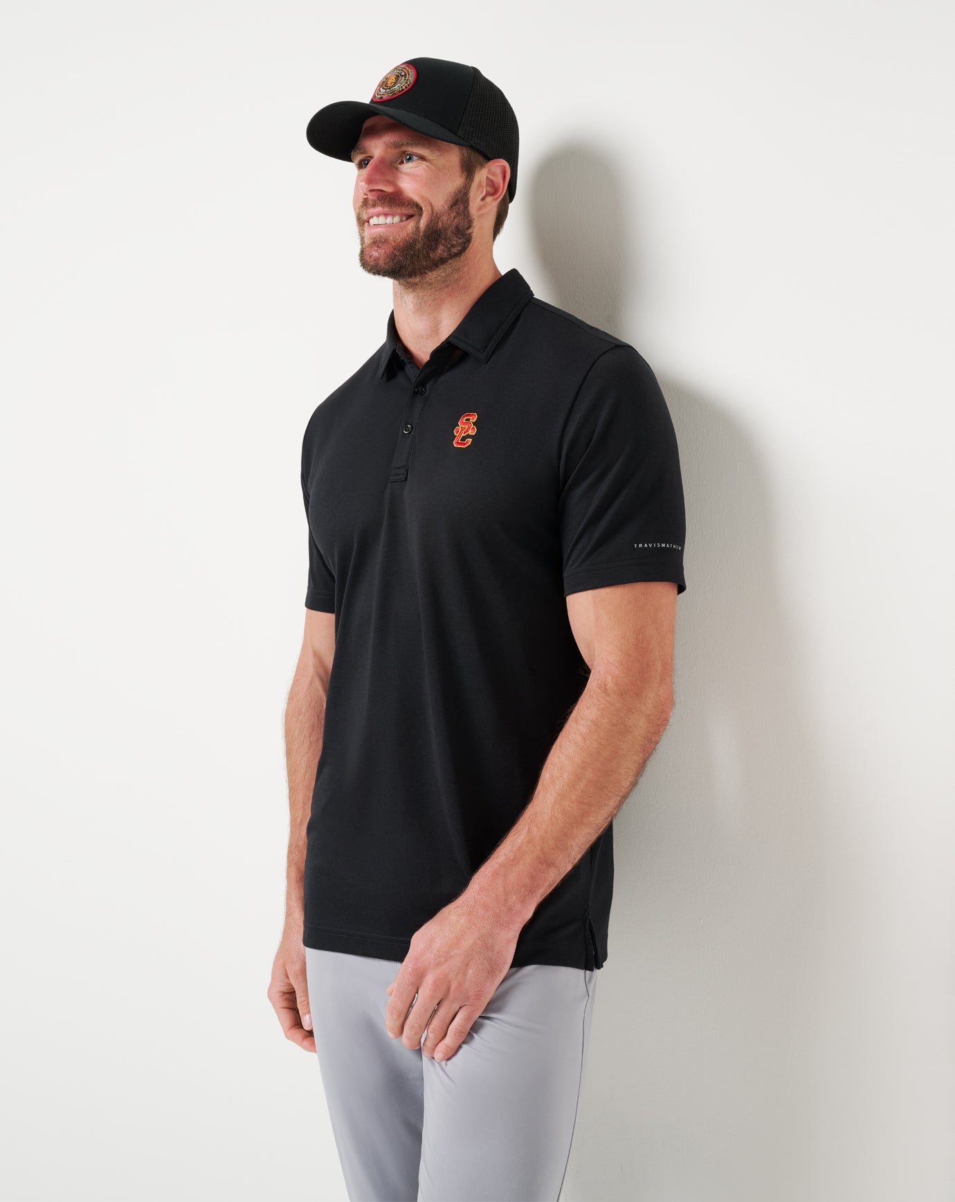 TravisMathew USC School Pride Polo - Black