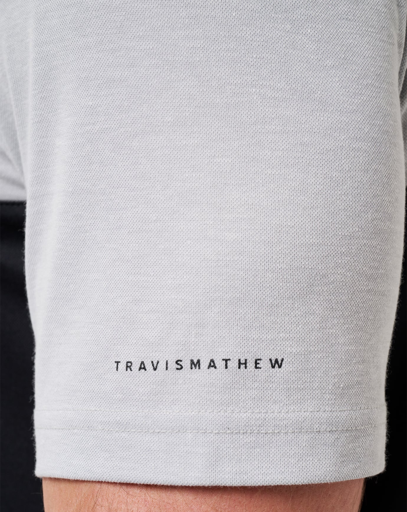 TravisMathew ASU Drop Back Polo - Heather Grey/Black