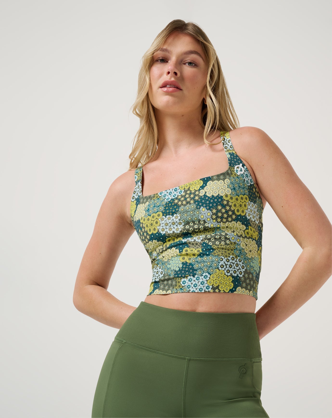 TravisMathew Daylight Tank - Bronze Green Multi