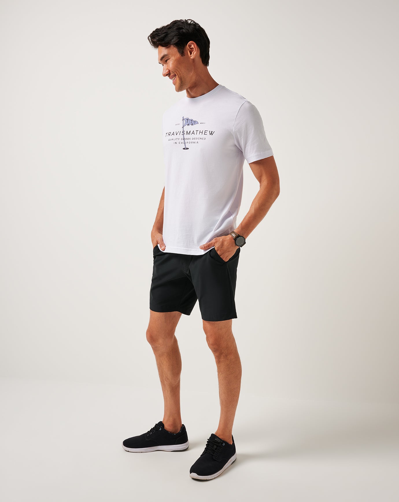 TravisMathew Worth A Shot Tee - White
