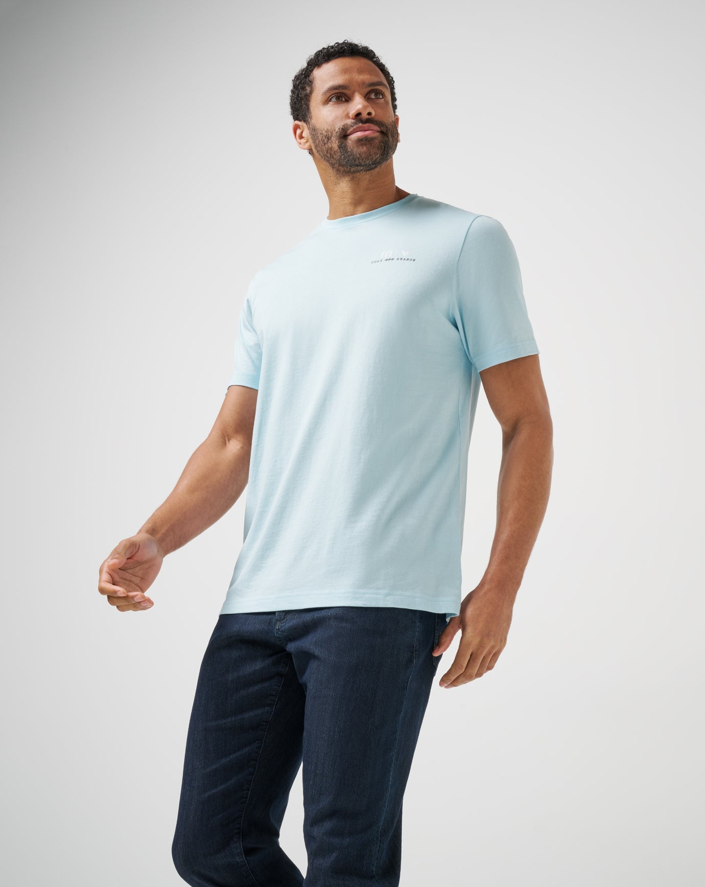 TravisMathew Maple Tree Tee - Cory Blue