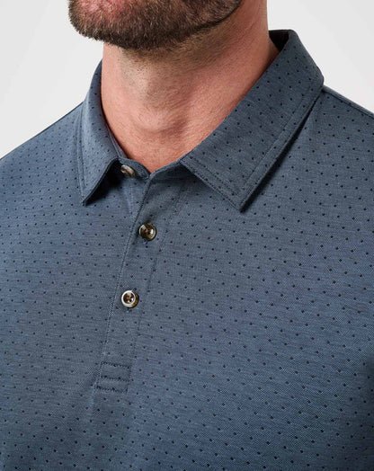 Travis Mathew Sale Handsome Town Long Sleeve Polo Men
