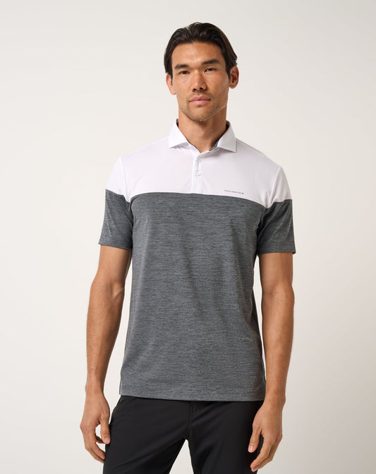Travis Mathew Discount Heater Pro Color Block Polo Men|Golf