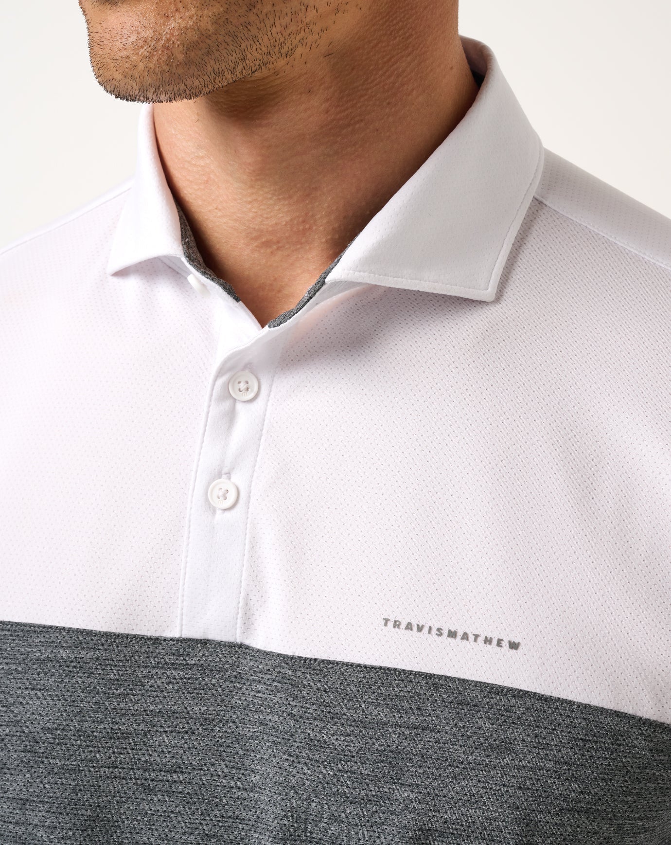 Travis Mathew Discount Heater Pro Color Block Polo Men|Golf