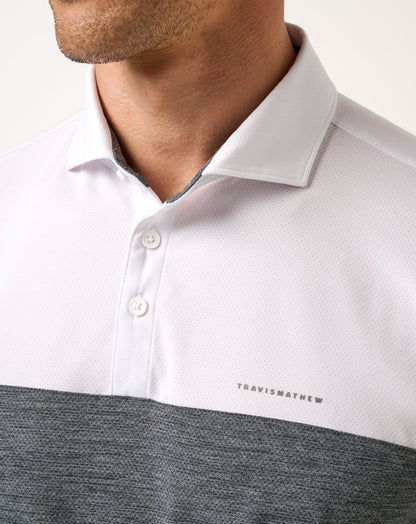 Travis Mathew Discount Heater Pro Color Block Polo Men|Golf