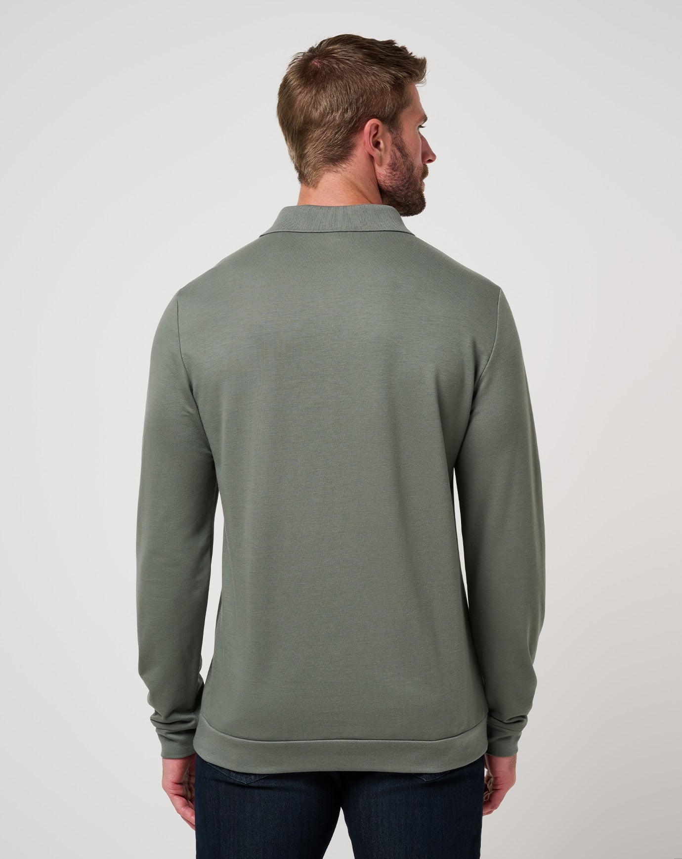 Travis Mathew Outlets December First Long Sleeve Polo Men