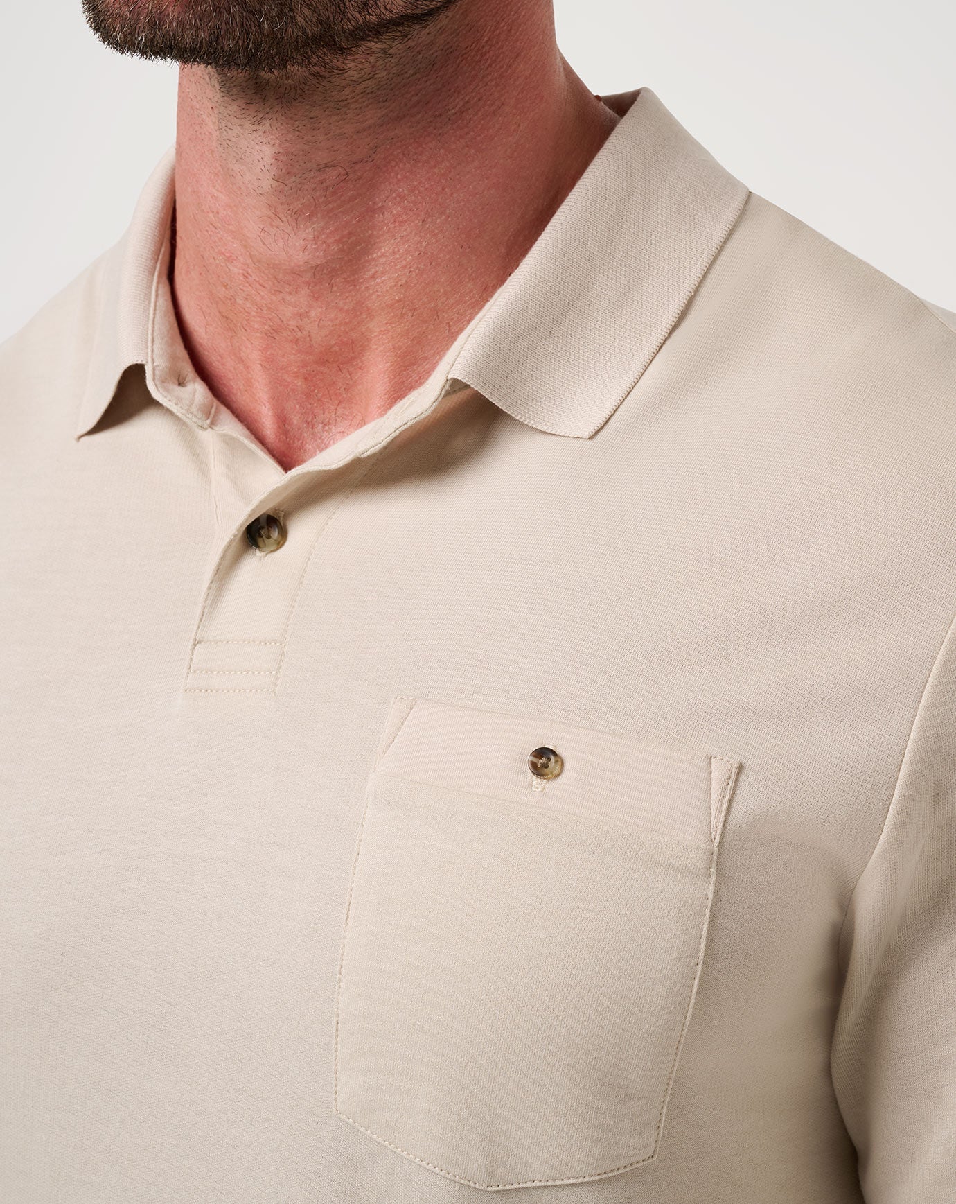 Travis Mathew For Sale December First Long Sleeve Polo Men