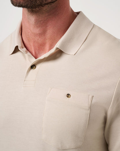 Travis Mathew For Sale December First Long Sleeve Polo Men