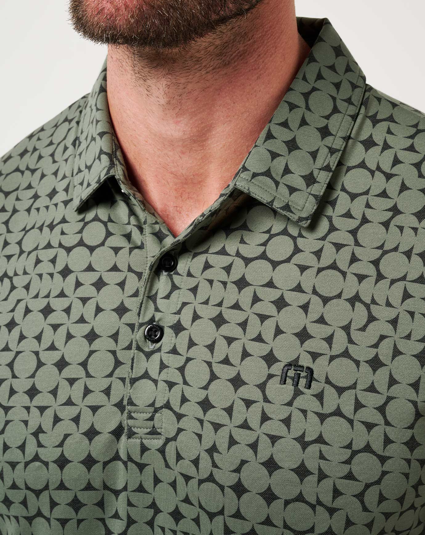 Travis Mathew US Featherweight Caves Polo Men|Golf