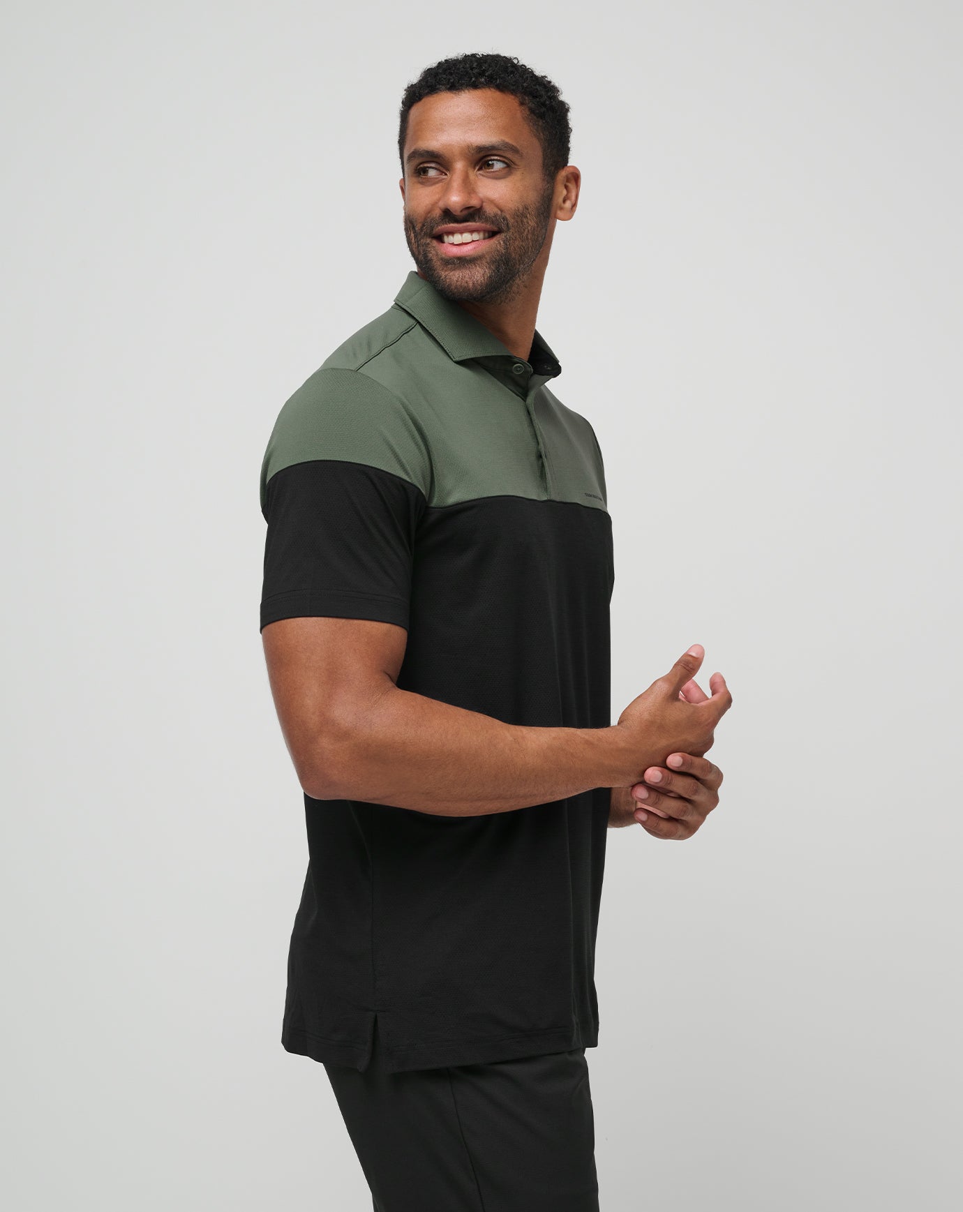 Travis Mathew Online Heater Pro Color Block Polo Men|Golf