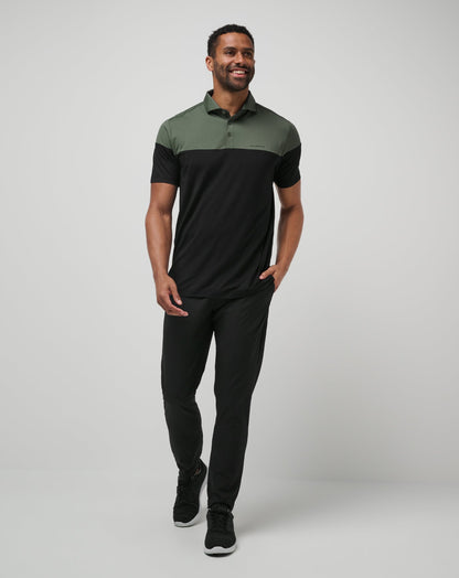 Travis Mathew Online Heater Pro Color Block Polo Men|Golf