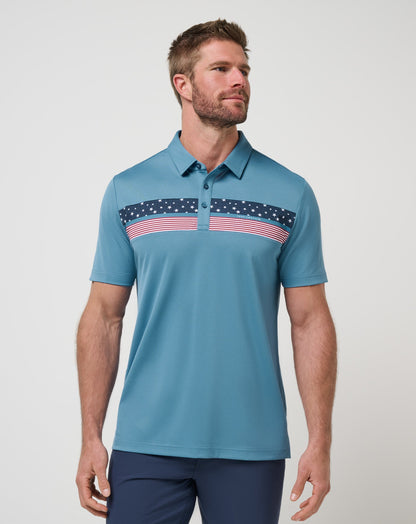 Travis Mathew US Good Good Patriot Polo Men|Golf