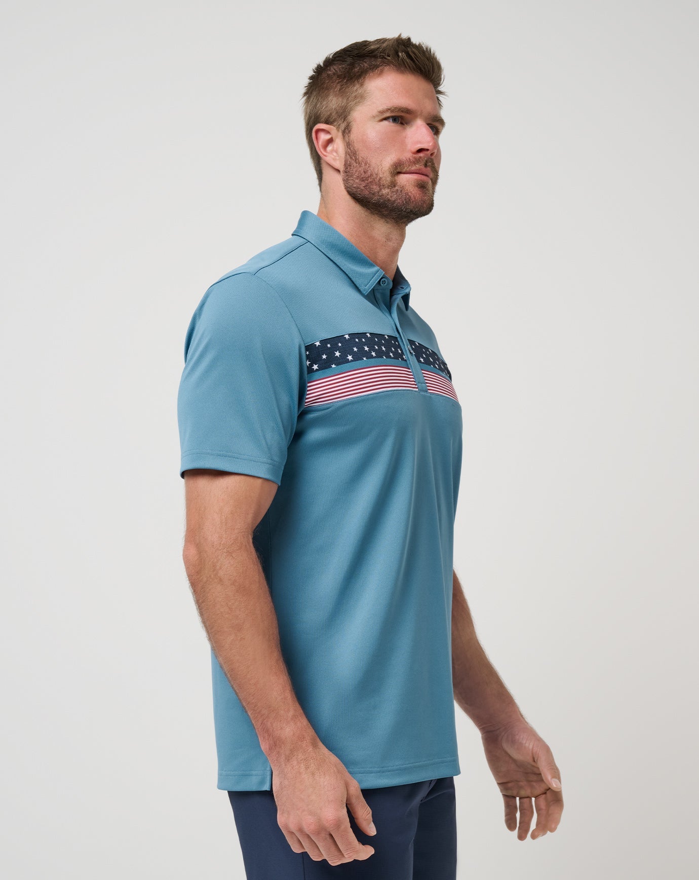 Travis Mathew US Good Good Patriot Polo Men|Golf