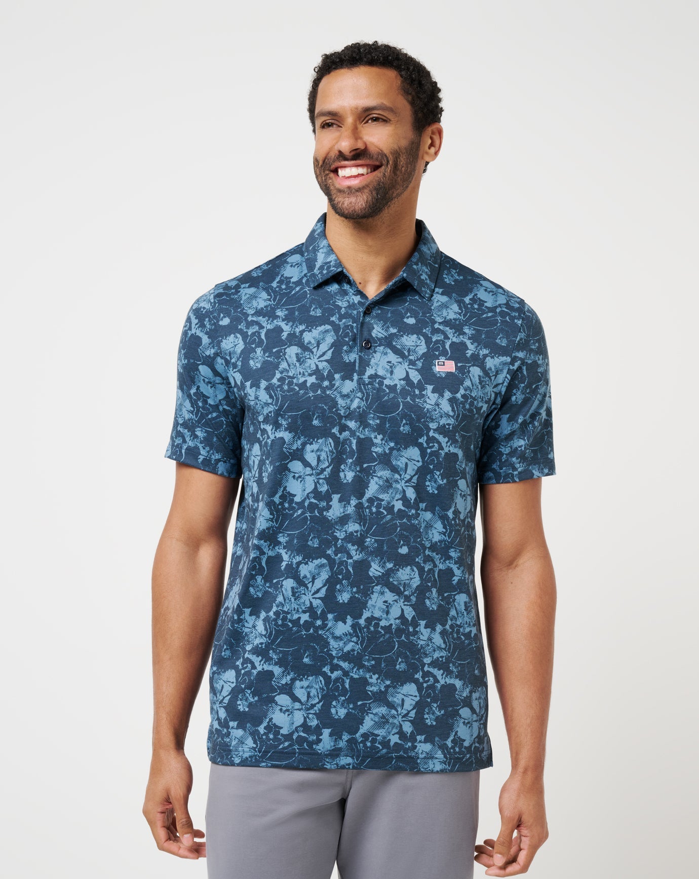 Travis Mathew Online Featherweight Poolside Paradise Polo Men|Golf