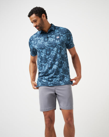 Travis Mathew Online Featherweight Poolside Paradise Polo Men|Golf