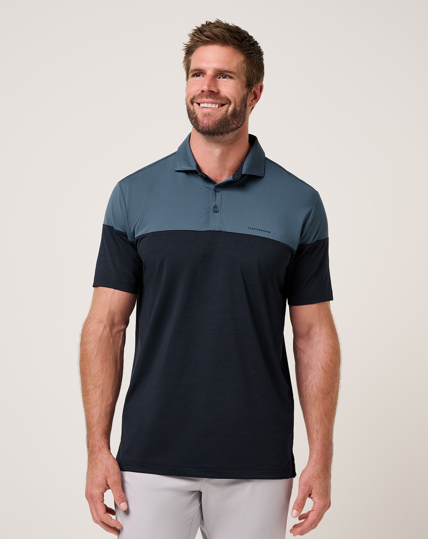 Travis Mathew Outlets Heater Pro Color Block Polo Men|Golf