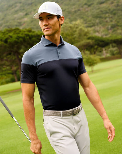 Travis Mathew Outlets Heater Pro Color Block Polo Men|Golf
