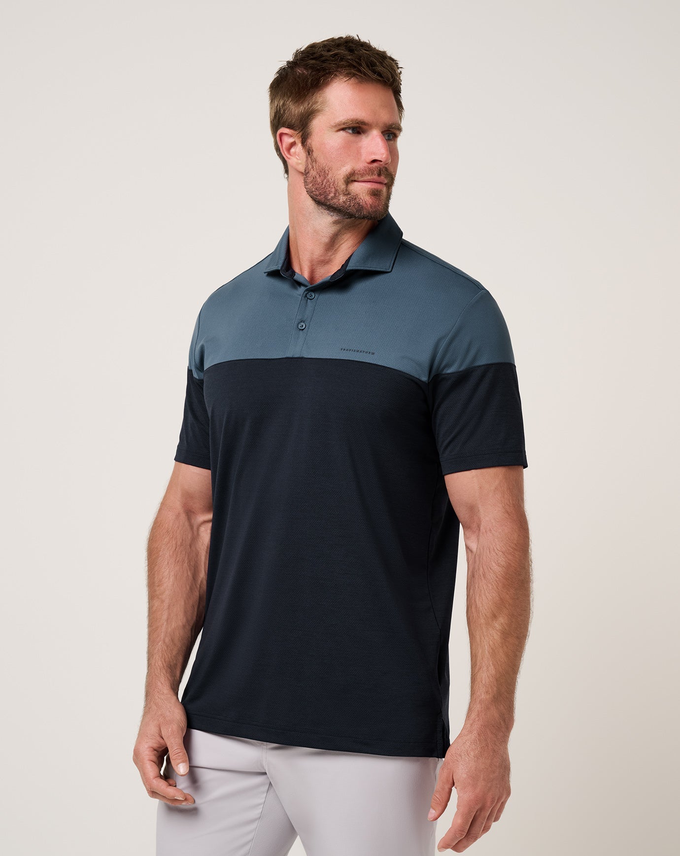 Travis Mathew Outlets Heater Pro Color Block Polo Men|Golf