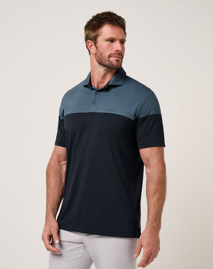 Travis Mathew Outlets Heater Pro Color Block Polo Men|Golf