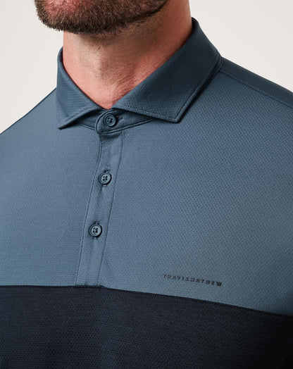Travis Mathew Outlets Heater Pro Color Block Polo Men|Golf