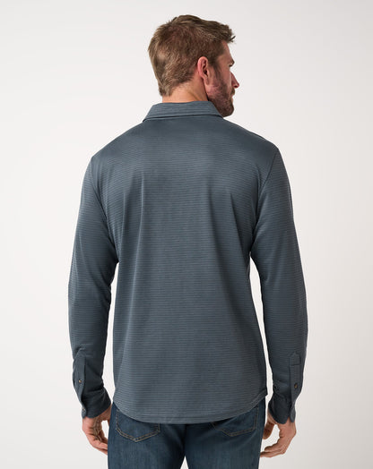 Travis Mathew For Sale The Zinna 2.0 Long Sleeve Polo Men