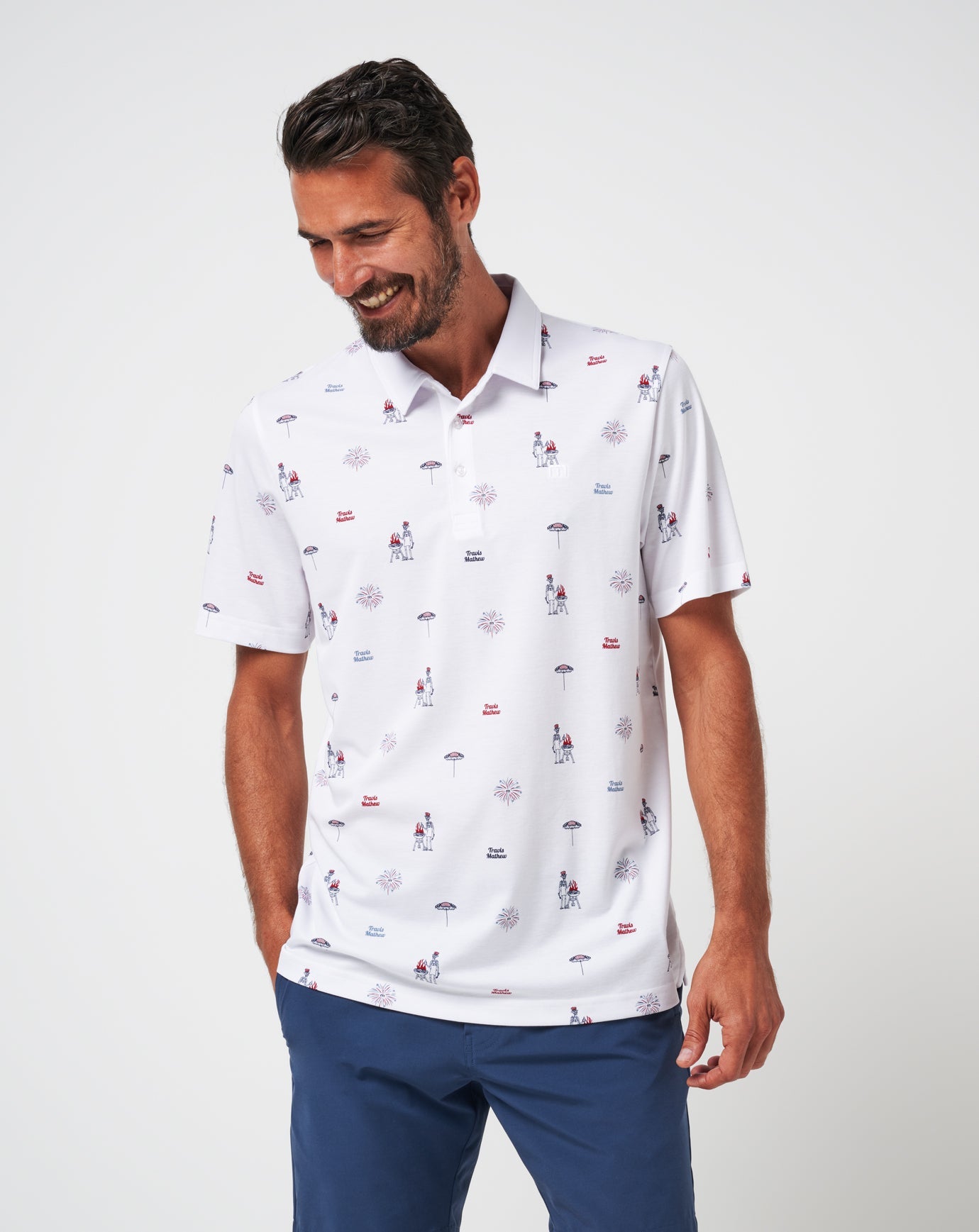 Travis Mathew Online Neighborhood Party Polo Men