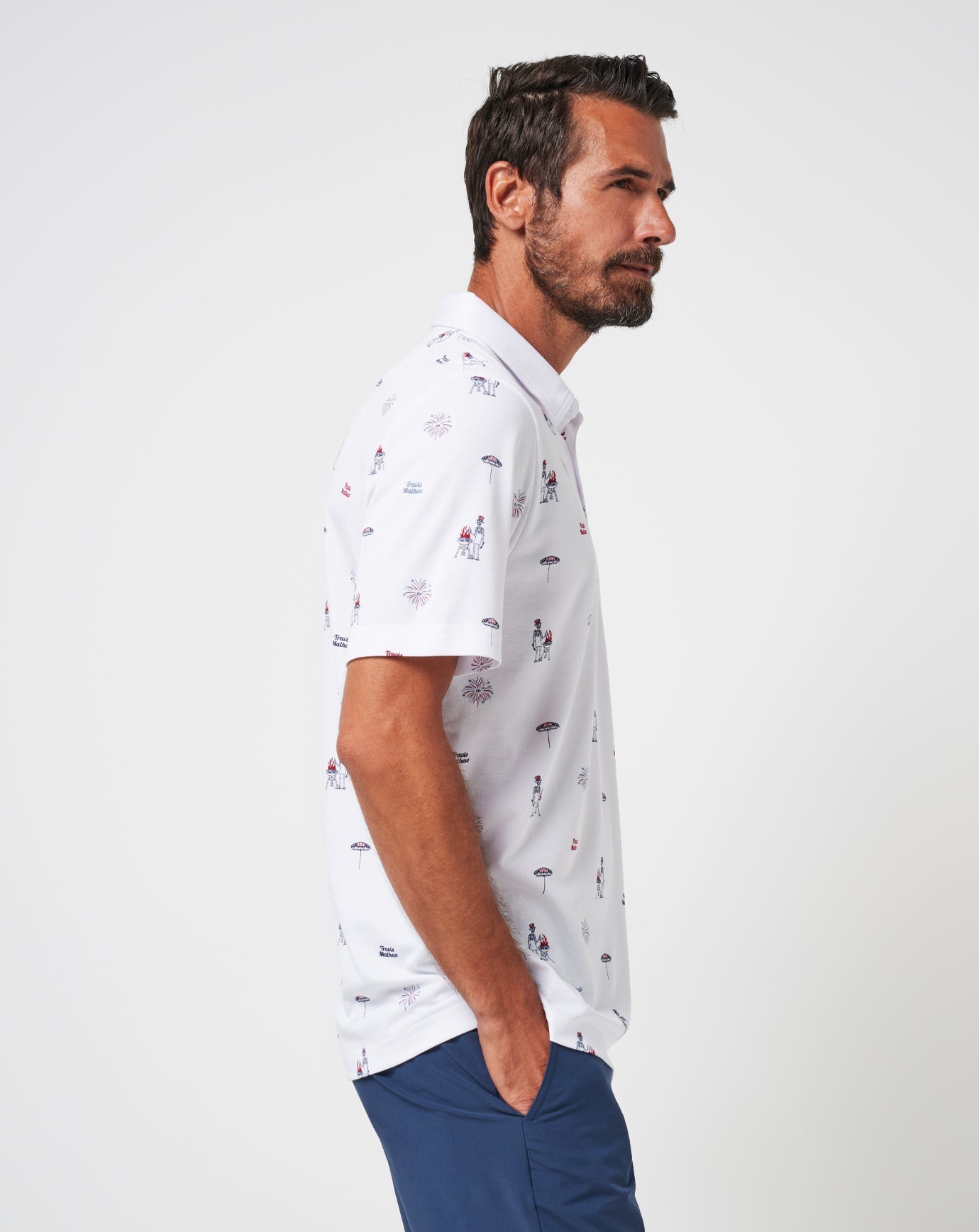Travis Mathew Online Neighborhood Party Polo Men