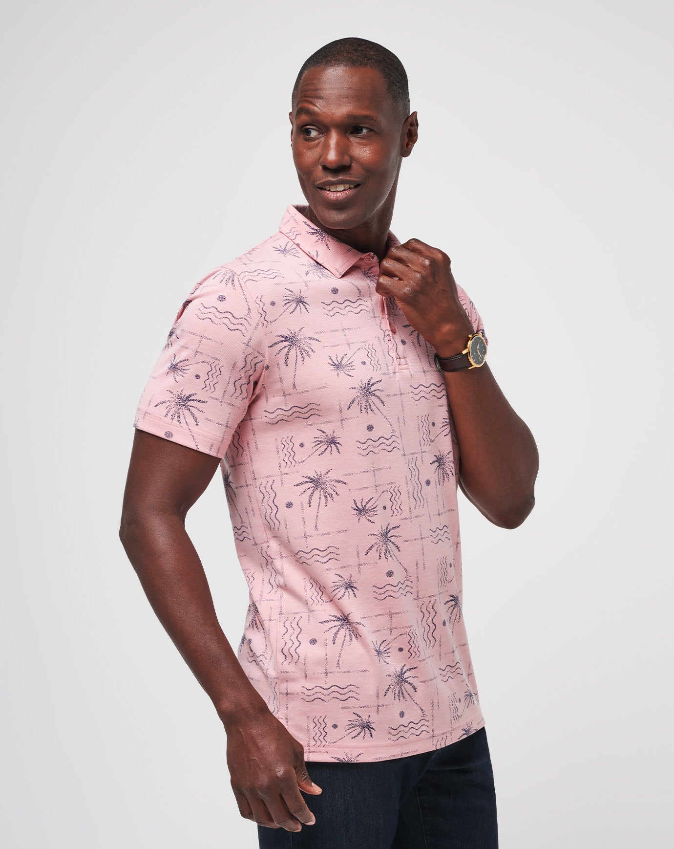 Travis Mathew Discount Coconut Palm Polo Men