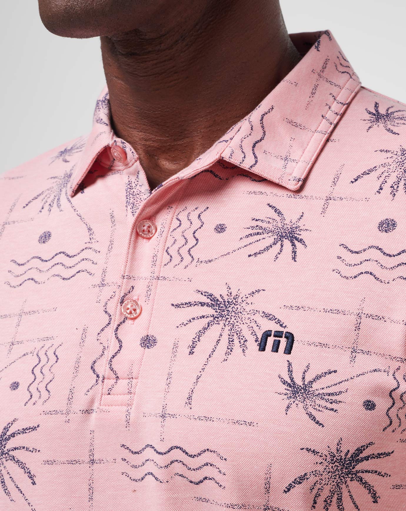 Travis Mathew Discount Coconut Palm Polo Men
