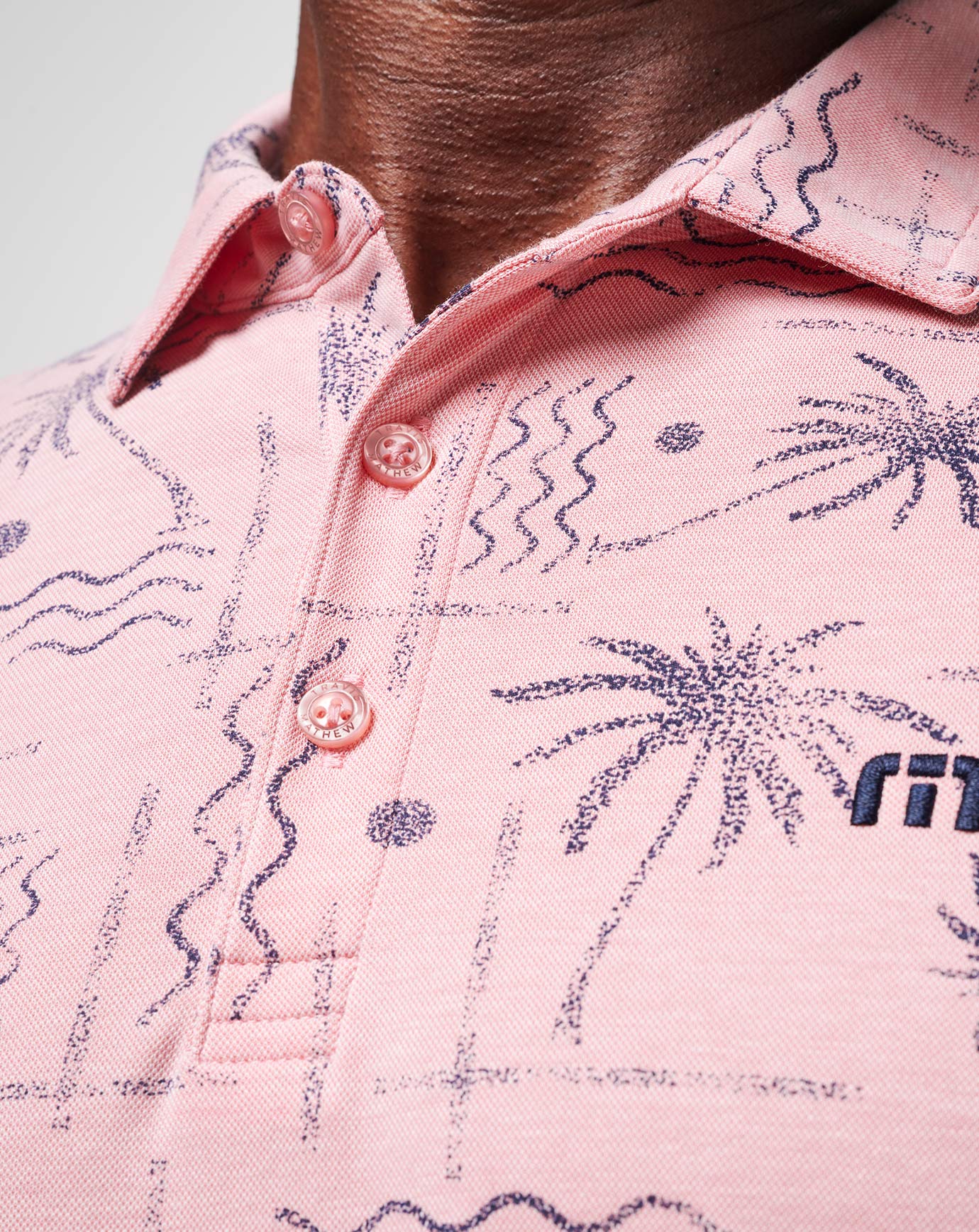 Travis Mathew Discount Coconut Palm Polo Men