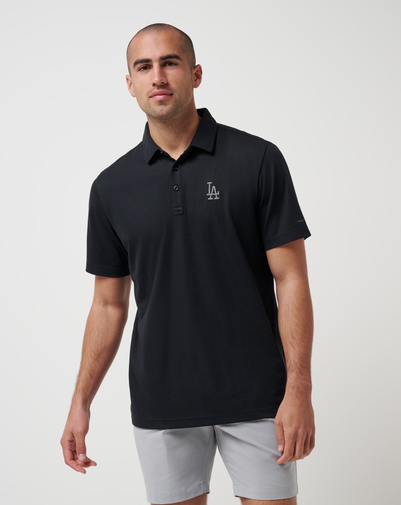 Travis Mathew Discount Los Angeles Dodgers Playoff Pitch Polo Men|Game Day|New
