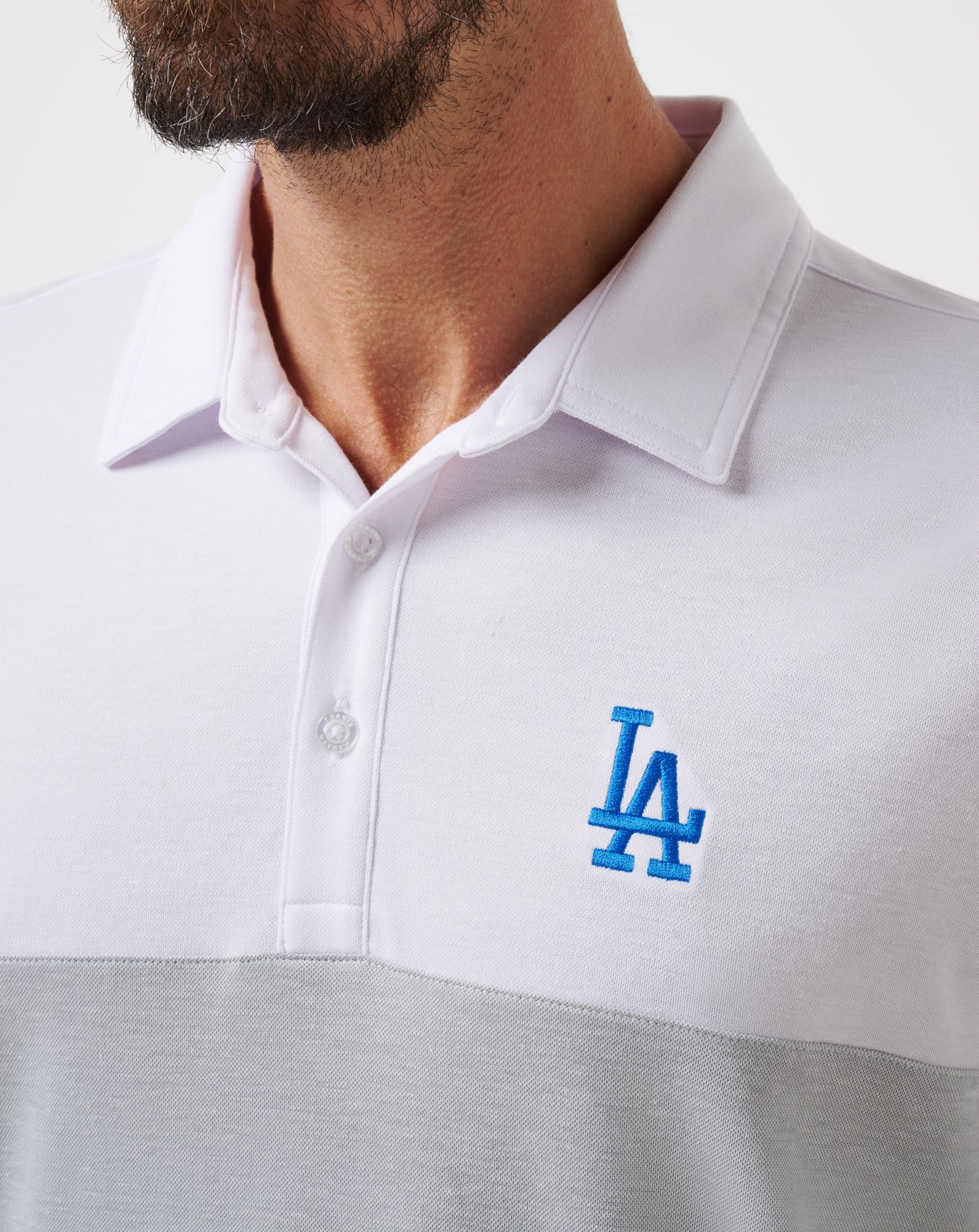 Travis Mathew Online Los Angeles Dodgers Home Run Leader Polo Men|Game Day|New
