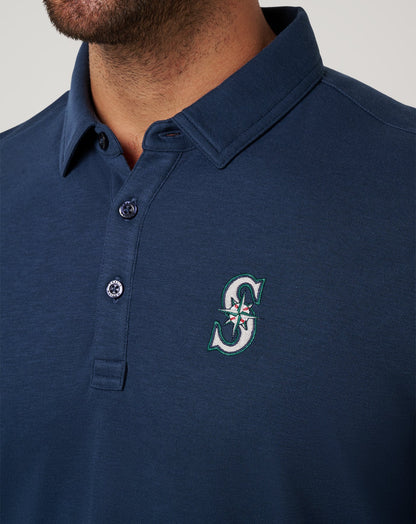 Travis Mathew Sale Seattle Mariners Playoff Pitch Polo Men|Game Day|New