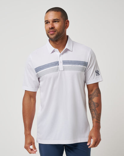 Travis Mathew Discount New York Yankees Top Recruit Polo Men|Game Day|New