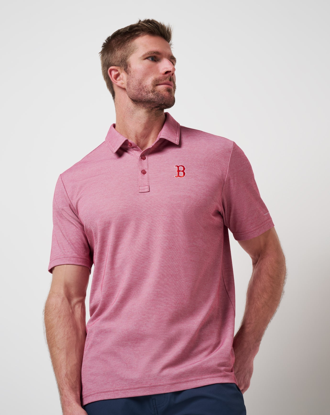 Travis Mathew For Sale Boston Red Sox Playoff Pitch Polo Men|Game Day|New