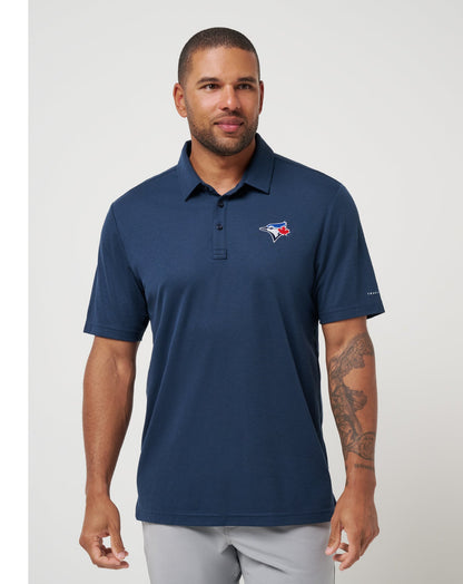 Travis Mathew Discount Toronto Blue Jays Playoff Pitch Polo Men|Game Day|New