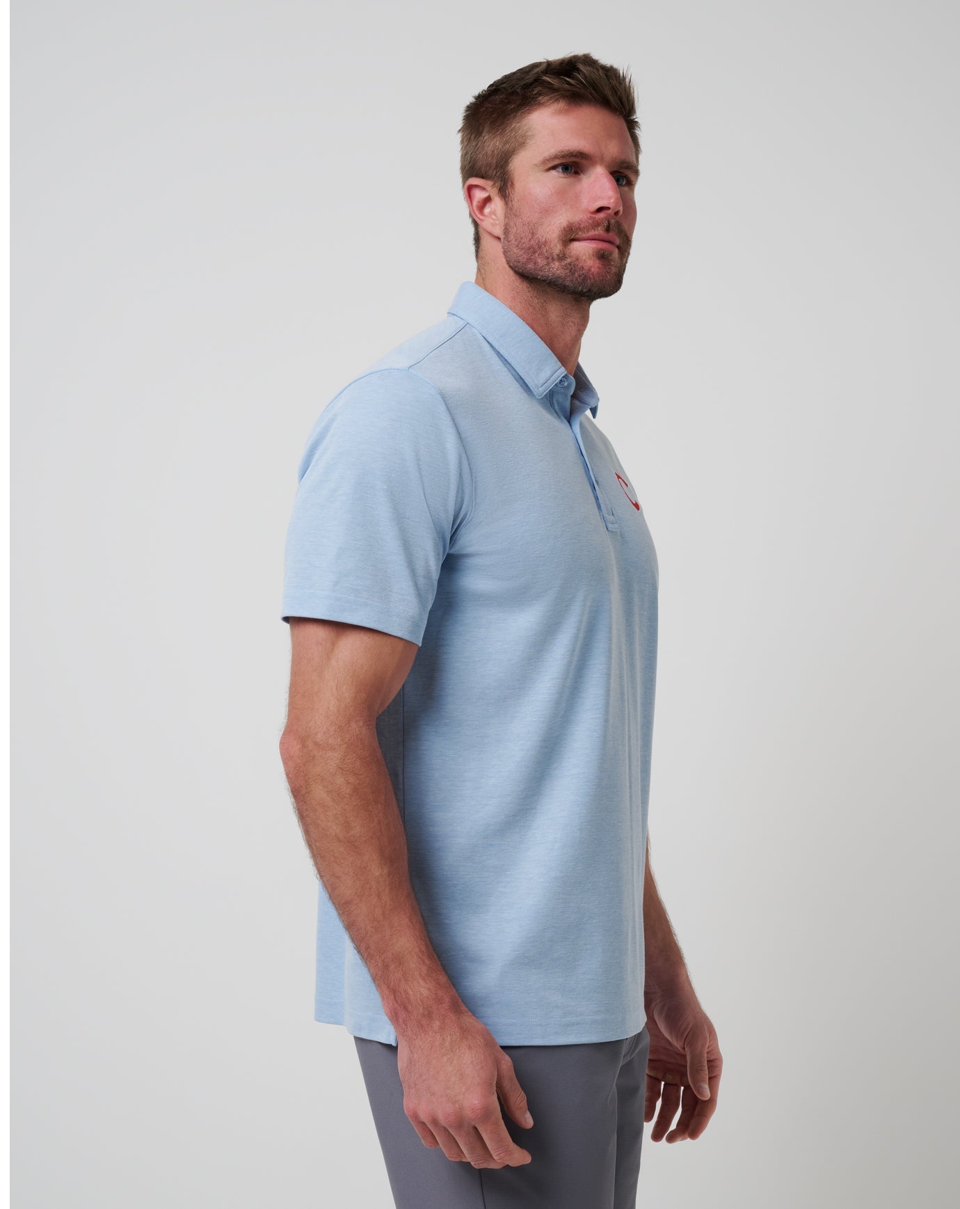 Travis Mathew Sale Chicago Cubs Playoff Pitch Polo Men|Game Day|New