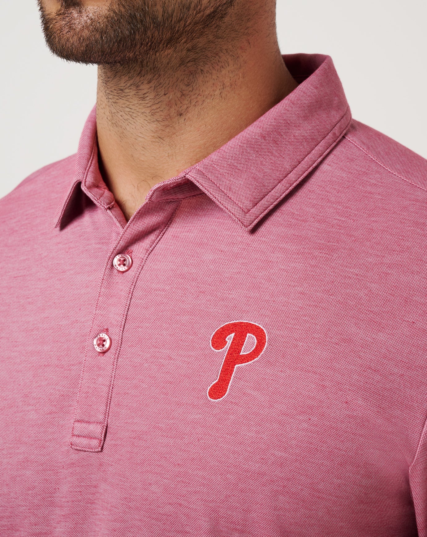Travis Mathew Outlets Philadelphia Phillies Playoff Pitch Polo Men|Game Day|New