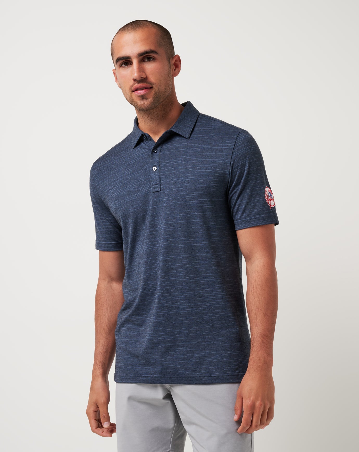 Travis Mathew US New York Yankees The Heater Polo Men|Game Day|New