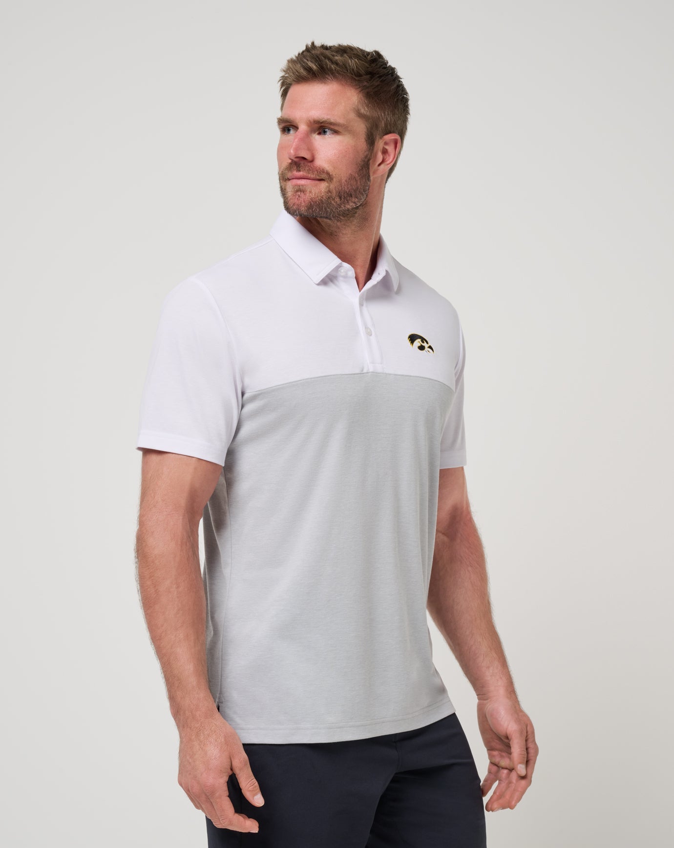 Travis Mathew Online Iowa Drop Back Polo Men|Game Day|New