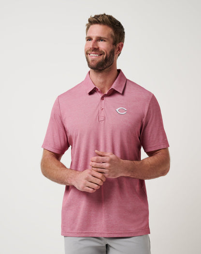 Travis Mathew Sale Cincinnati Reds Playoff Pitch Polo Men|Game Day|New