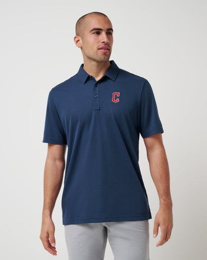 Travis Mathew Discount Cleveland Guardians Playoff Pitch Polo Men|Game Day|New